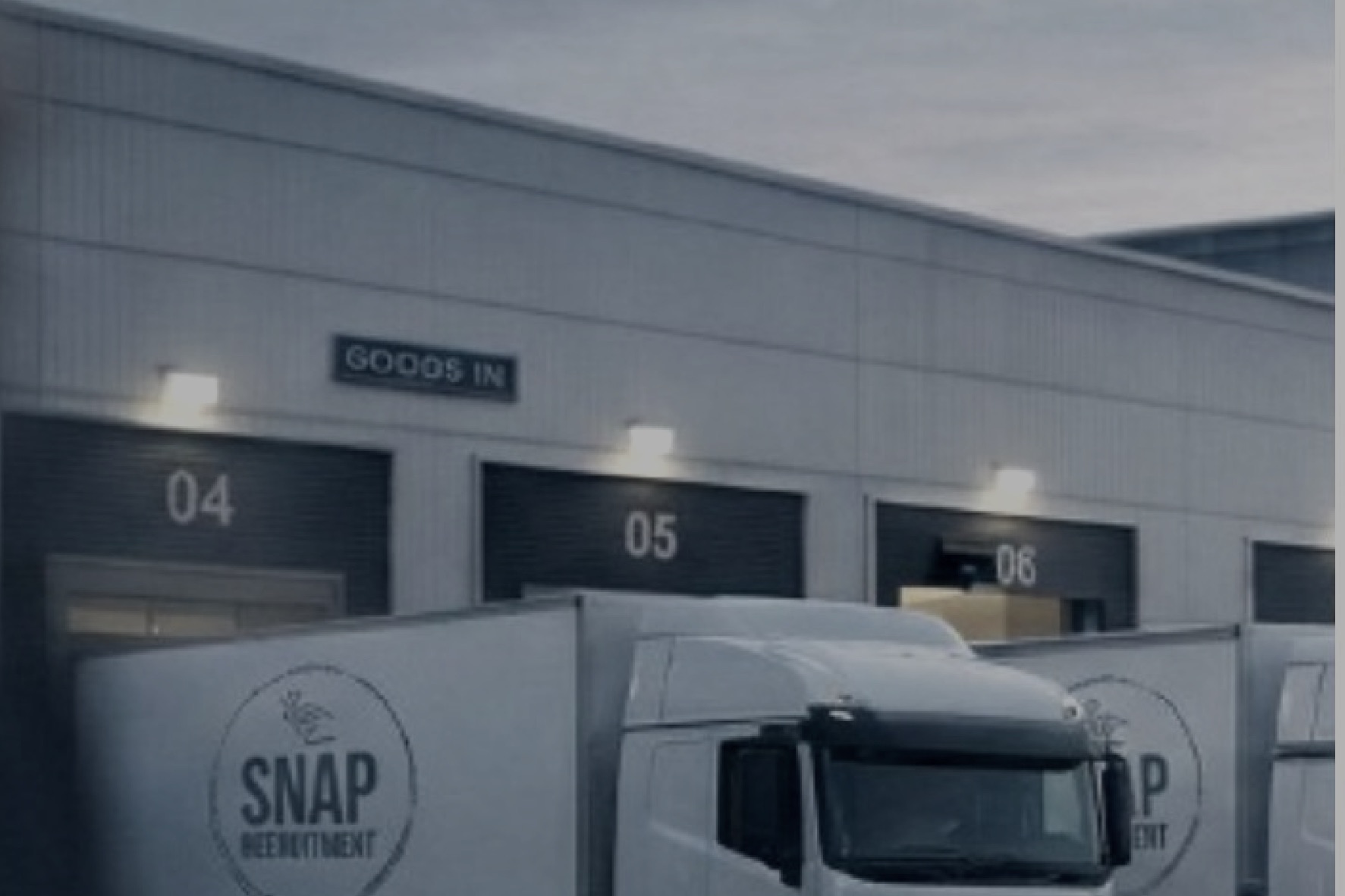Operations activity at a logistics site.
